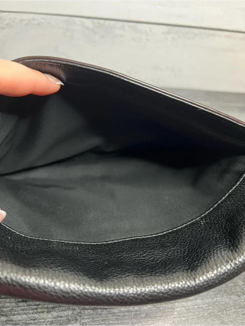Tory Burch Black Leather Crossbody with Gold Hardware